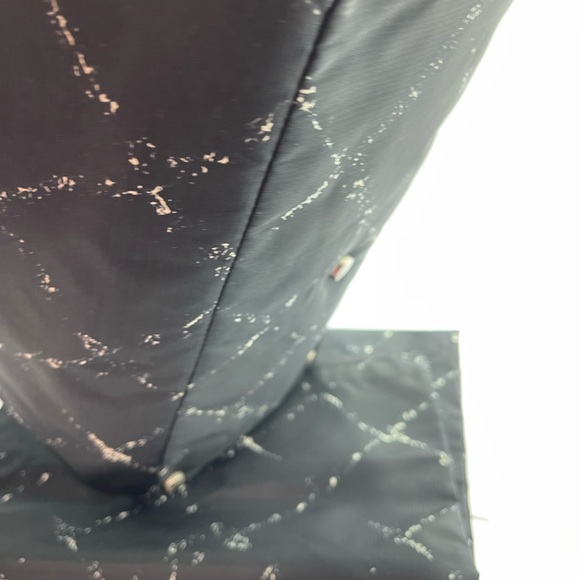 Chanel Travel Line in Black  and white nylon , with nylon dust bag. - Picture 10 of 16